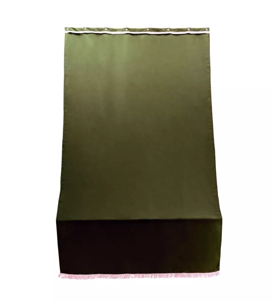 TENDA DA SOLE CON ANELLI PER PORTA ESSENZA MARRONE H 250X140 CM